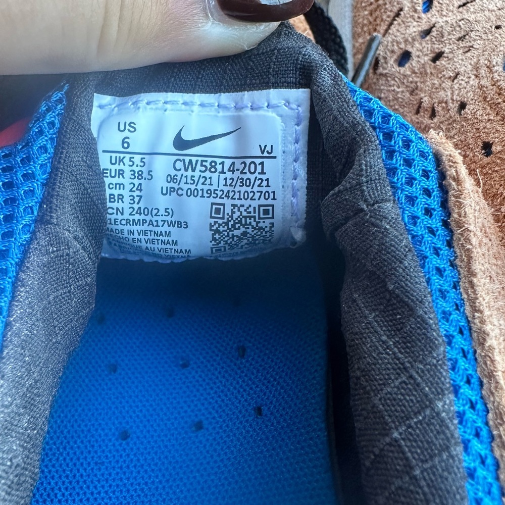 🤎♥️💙🏃♀️🏃♂️NIKE FREE RUN TRAIL DARK RUSSET RED RUNNING SHOES - Picture 15 of 16